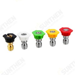 0 15 25 40 Degree Soap Quick Release Connect Jet Power Spray Wash Nozzle Tip Set 0 15 25 40 Degree Soap Quick Release Connect Jet Power Spray Wash Nozzle Tip Set