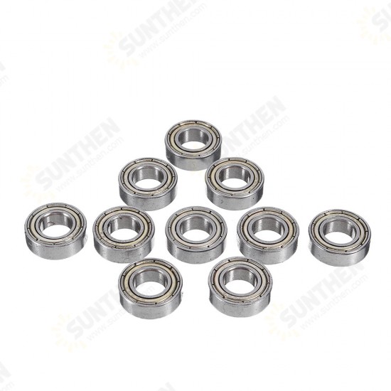 100Pcs 16mmx8mmx5mm Steel Shielded Deep Groove Ball Bearing 688ZZ