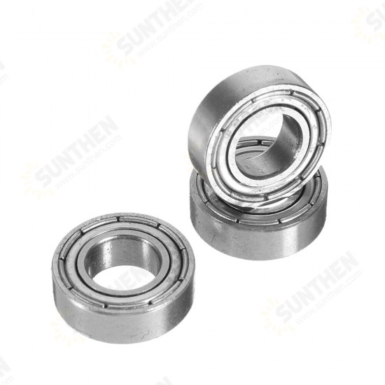 100Pcs 16mmx8mmx5mm Steel Shielded Deep Groove Ball Bearing 688ZZ