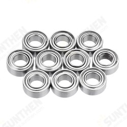 10Pcs 5x10x4mm Metal Sealed Shielded Deep Ball Bearing MR105ZZ 10Pcs 5x10x4mm Metal Sealed Shielded Deep Ball Bearing MR105ZZ