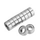 10Pcs 5x10x4mm Metal Sealed Shielded Deep Ball Bearing MR105ZZ