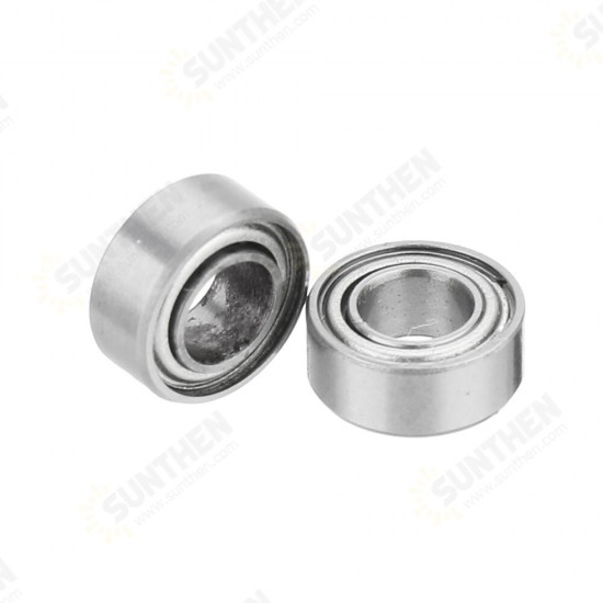 10Pcs 5x10x4mm Metal Sealed Shielded Deep Ball Bearing MR105ZZ