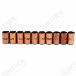 10pcs 10x12x20mm Ball Bearing Bushing Copper Alloy Bearing Bushing 10pcs 10x12x20mm Ball Bearing Bushing Copper Alloy Bearing Bushing