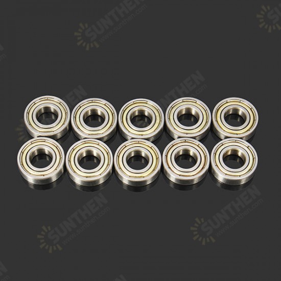 10pcs 10x22x6mm 6900zz Steel Sealed Shielded Deep Groove Ball Bearing