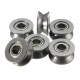 10pcs 624VV V Groove Sealed Ball Bearings V Groove 4x13x6mm 1.5mm Deep Ball Bearings