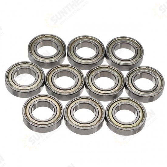 10pcs 6902ZZ 15x28x7mm Deep Groove Ball Bearings