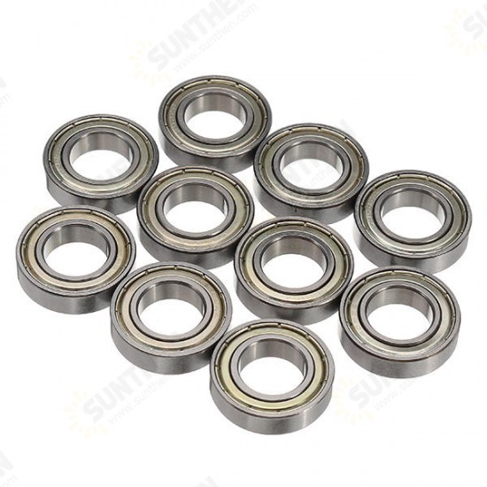 10pcs 6902ZZ 15x28x7mm Deep Groove Ball Bearings