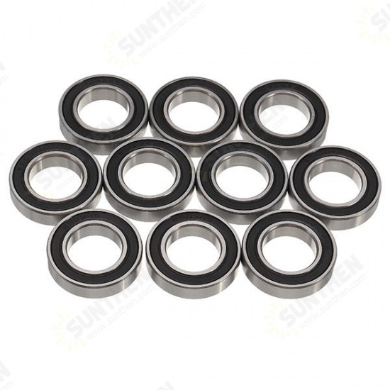 10pcs 6903-2RS Bearing 17x30x7mm Ball Bearings Black Ball Bearing