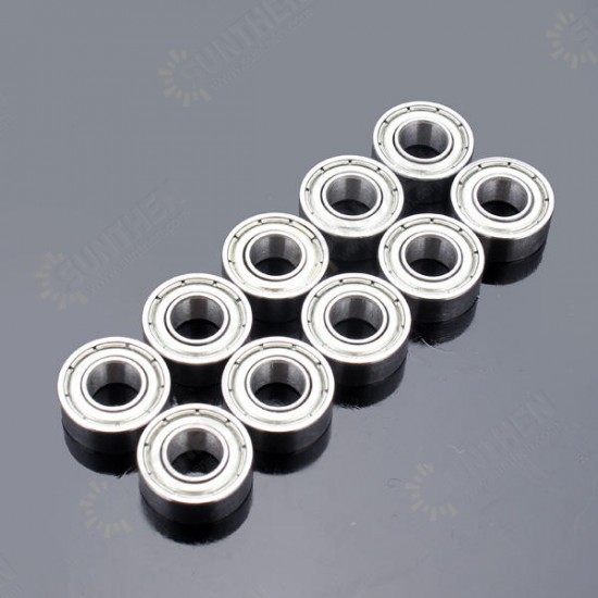 10pcs 6x13x5mm Steel Sealed Shielded Deep Groove Ball Bearings 686zz