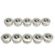 10pcs 8mm Diameter Ball Metal Transfer Bearing Unit Conveyor Roller CY-8H Ball Bearing