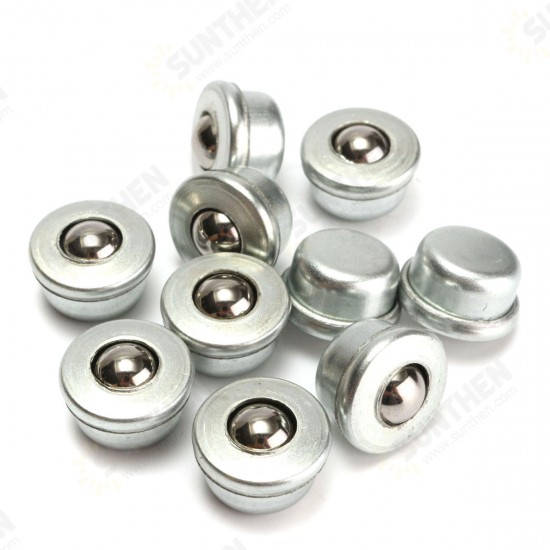 10pcs 8mm Diameter Ball Metal Transfer Bearing Unit Conveyor Roller CY-8H Ball Bearing