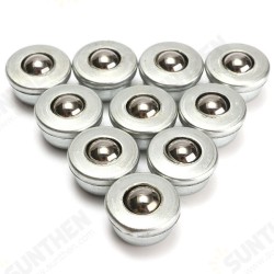 10pcs 8mm Diameter Ball Metal Transfer Bearing Unit Conveyor Roller CY-8H Ball Bearing 10pcs 8mm Diameter Ball Metal Transfer Bearing Unit Conveyor Roller CY-8H Ball Bearing