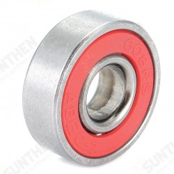 10pcs ABEC-7 Red Sealed Deep Groove Skateboard Ball Bearing 608RS 9x22x6mm Ball Bearing 10pcs ABEC-7 Red Sealed Deep Groove Skateboard Ball Bearing 608RS 9x22x6mm Ball Bearing