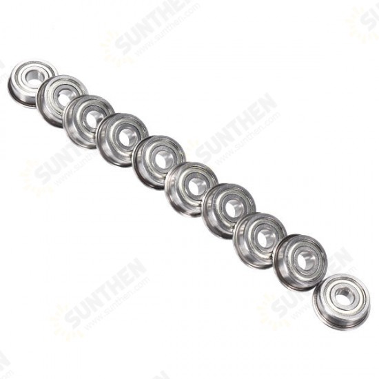 10pcs F605ZZ 5x14x5mm Flange Ball Bearings Flange Size 16x1mm Ball Bearing