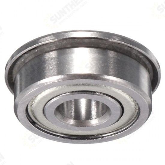 10pcs F605ZZ 5x14x5mm Flange Ball Bearings Flange Size 16x1mm Ball Bearing