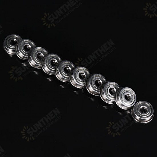 10pcs F605ZZ 5x14x5mm Flange Ball Bearings Flange Size 16x1mm Ball Bearing