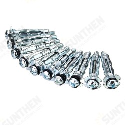 10pcs M4 x 32 Plasterboard Cavity Wall Anchor Heavy Duty Hollow Metal Plug Fixing Screw 10pcs M4 x 32 Plasterboard Cavity Wall Anchor Heavy Duty Hollow Metal Plug Fixing Screw