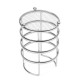 11X17cm Round Tableware and Chopstick Holder Metal Tool Storage Basket