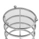 11X17cm Round Tableware and Chopstick Holder Metal Tool Storage Basket