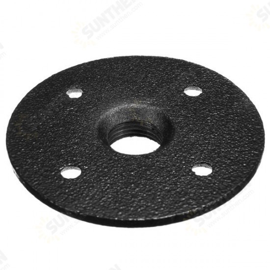 1/2 Inch Industrial Pipe Bracket 160/260mm Heavy Iron Shelf Support with Flange Pipes Fittings