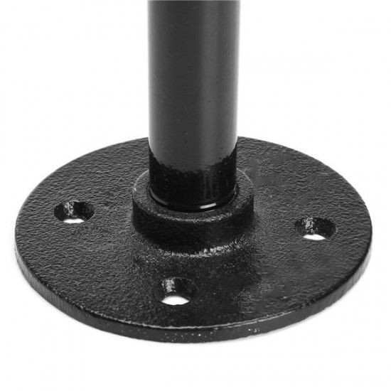 1/2 Inch Industrial Pipe Bracket 160/260mm Heavy Iron Shelf Support with Flange Pipes Fittings