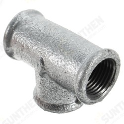 1/2 Inch Inner Diameter Black DN15 Malleable Cast Iron Threaded Tee Fitting 1/2 Inch Inner Diameter Black DN15 Malleable Cast Iron Threaded Tee Fitting