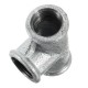 1/2 Inch Inner Diameter Black DN15 Malleable Cast Iron Threaded Tee Fitting