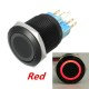 12V 22mm 6 Pin Self-locking Latching Switch Led Light Metal Push Button Switch