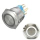 12V 6 Pin 22mm Led Light Metal Push Button Momentary Switch Waterproof Switch