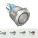 12V 6 Pin 22mm Led Light Metal Push Button Momentary Switch Waterproof Switch