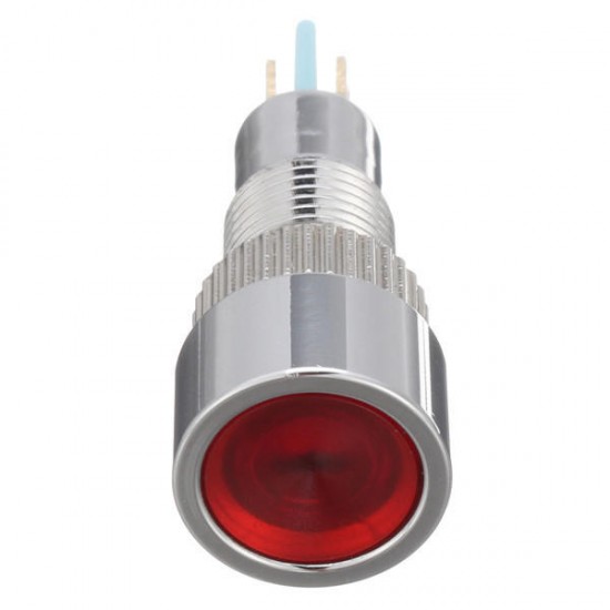 12V 8mm Metal LED Indicator Warning Light Lamp Pilot Panel Dashboard LED Panel Indicator