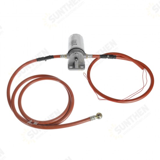 12V Fuel Filter with 2pcs Petrol Pipe Hose Fuel Lines Replacement Fuel Tank