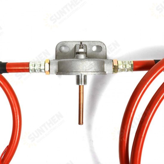 12V Fuel Filter with 2pcs Petrol Pipe Hose Fuel Lines Replacement Fuel Tank