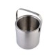 1.3L Ice Bucket Double Insulated Handle Double Wall Insulated Bucket Tongs