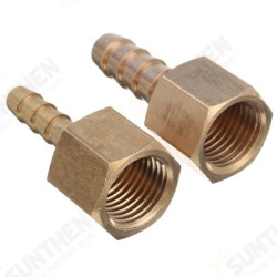 1/4 Inch BSP Female Hose Tails 10 Bar to 6mm/8mm Tube For Pressure Gauges Hoses Brass 1/4 Inch BSP Female Hose Tails 10 Bar to 6mm/8mm Tube For Pressure Gauges Hoses Brass