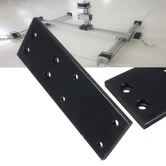 150*50*6mm Motor Slide Connection Plate Electric Linear Sliding Table XY Axis Pinboard Board