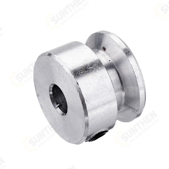 16mm Single Groove Pulley 4/5/6/8mm Fixed Bore Pulley Wheel for Motor Shaft 6mm Belt