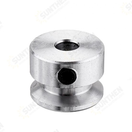 16mm Single Groove Pulley 4/5/6/8mm Fixed Bore Pulley Wheel for Motor Shaft 6mm Belt