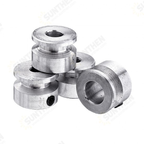 16mm Single Groove Pulley 4/5/6/8mm Fixed Bore Pulley Wheel for Motor Shaft 6mm Belt