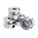 16mm Single Groove Pulley 4/5/6/8mm Fixed Bore Pulley Wheel for Motor Shaft 6mm Belt