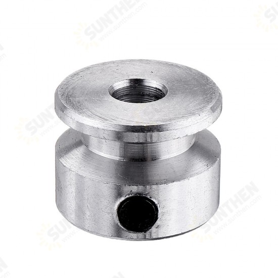 16mm Single Groove Pulley 4/5/6/8mm Fixed Bore Pulley Wheel for Motor Shaft 6mm Belt