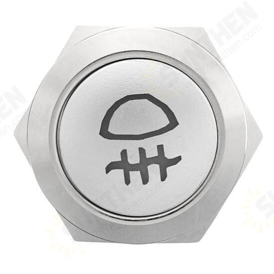 19mm 5 Pin 12V LED Push Latching Button On Off Light Switch