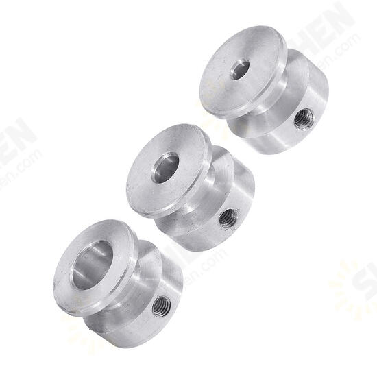 20MM Single Groove Pulley 4/5/6/8/10MM Fixed Bore Pulley Wheel for Motor Shaft 6MM Belt