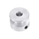 20MM Single Groove Pulley 4/5/6/8/10MM Fixed Bore Pulley Wheel for Motor Shaft 6MM Belt