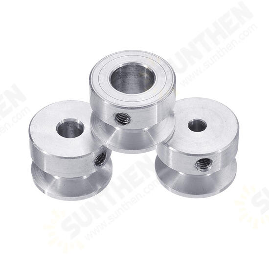 20MM Single Groove Pulley 4/5/6/8/10MM Fixed Bore Pulley Wheel for Motor Shaft 6MM Belt