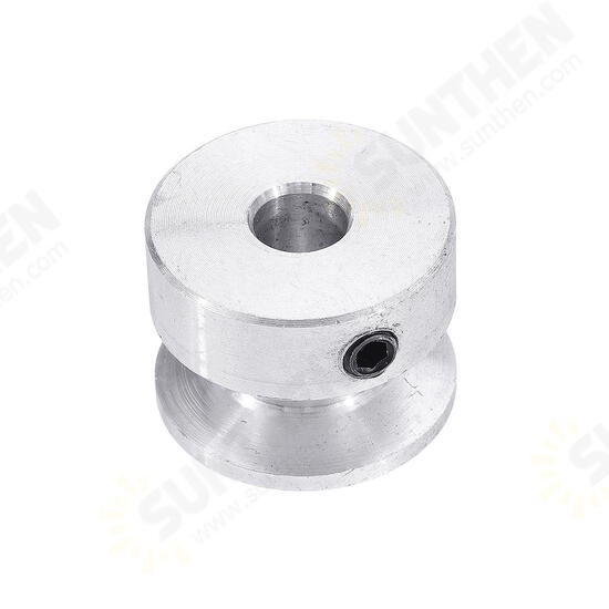 20MM Single Groove Pulley 4/5/6/8/10MM Fixed Bore Pulley Wheel for Motor Shaft 6MM Belt