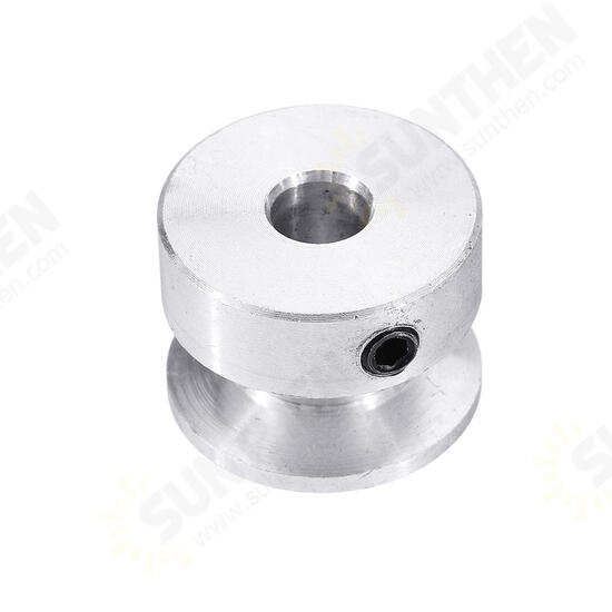 20MM Single Groove Pulley 4/5/6/8/10MM Fixed Bore Pulley Wheel for Motor Shaft 6MM Belt