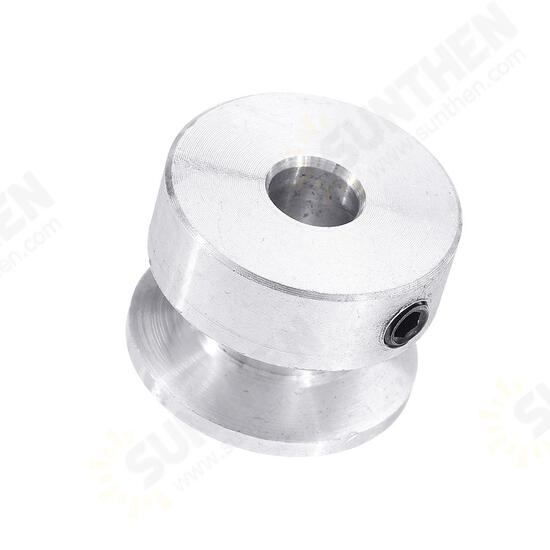 20MM Single Groove Pulley 4/5/6/8/10MM Fixed Bore Pulley Wheel for Motor Shaft 6MM Belt