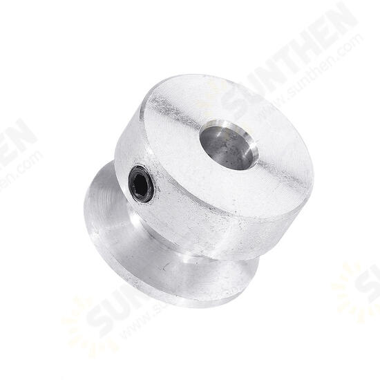 20MM Single Groove Pulley 4/5/6/8/10MM Fixed Bore Pulley Wheel for Motor Shaft 6MM Belt