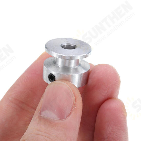 20MM Single Groove Pulley 4/5/6/8/10MM Fixed Bore Pulley Wheel for Motor Shaft 6MM Belt